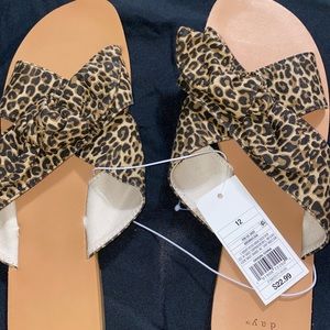 Knotted Bow Slide Sandals - A New Day